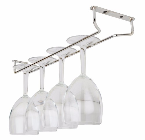 Chrome glass hanger wine - wine,