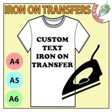 Personalised Custom Iron On T