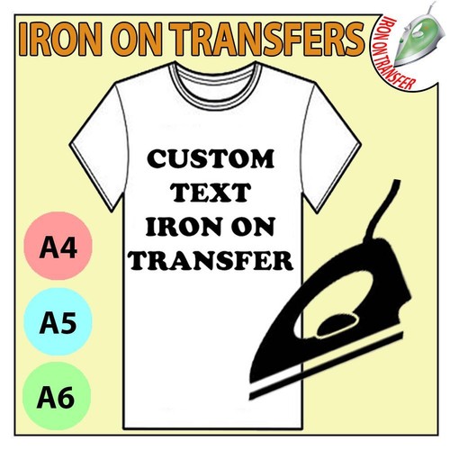 Personalised custom iron t - custom, on
