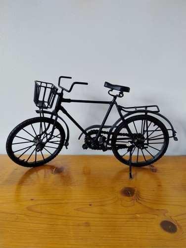 Small metal bicycle - metal, ornament