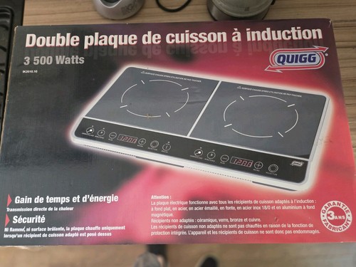 Quigg double induction hob - quigg,