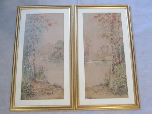 Two victorian watercolours - two,