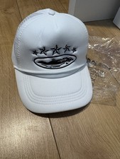 Corteiz Cap White and Black