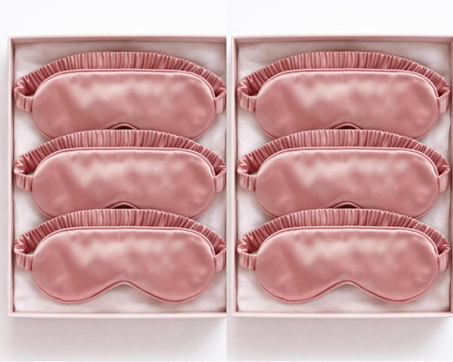 Pack pink satin sleep eye - pack,