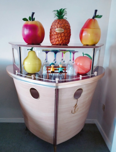 Retro vintage boat bar - retro,