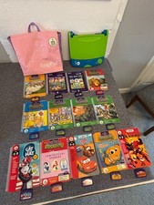 Leapfrog Leap Pad Writing Learning System & 13 Cartridges, Books Pink backpack