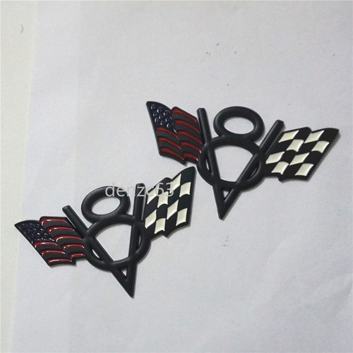 Matte black usa flag - v8,