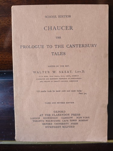 Chaucer prologue the - prologue,
