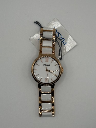 Ladies pulsar two tone - two-tone, rose