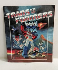 Vintage Transformers (1986) Panini Sticker Album - 100% Complete Set UK Print