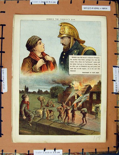 Old vintage print - old, c1950
