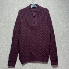 Barbour Cable Knit Jumper Mens