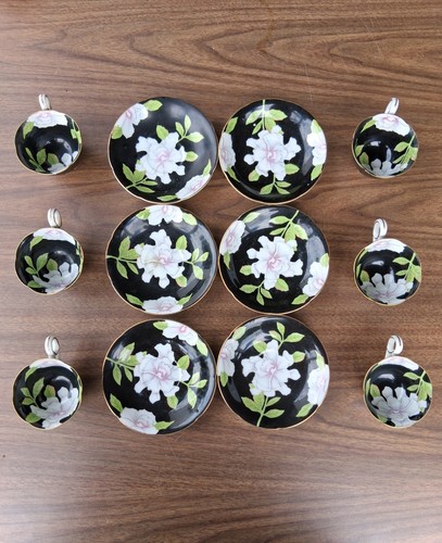 Sets hand painted gardenia - painted,