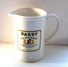 paddy old irish whiskey water jug white made by carrigcraft county cork  in VGC