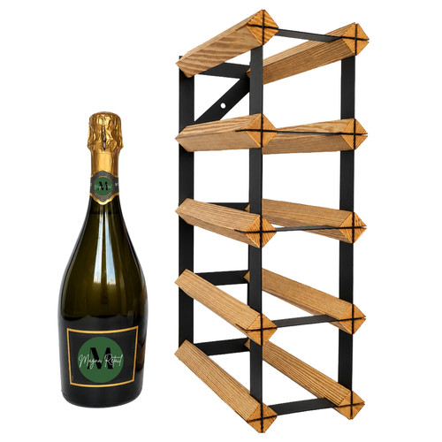 Wine rack holds - 5-8, bottles