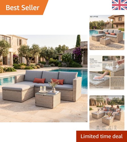 Malibu garden sofa set - sofa,