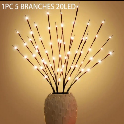 Warm white led branch - white,