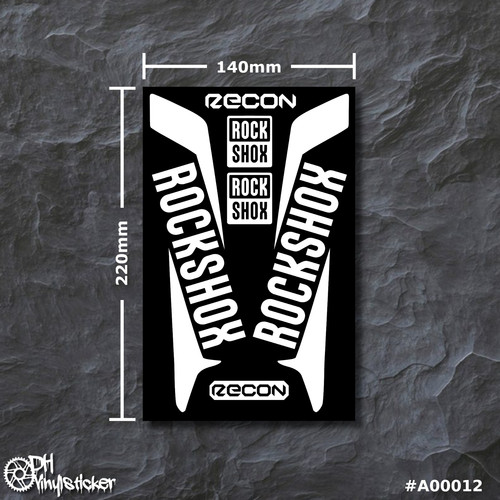 Rockshox recon sticker - rockshox,