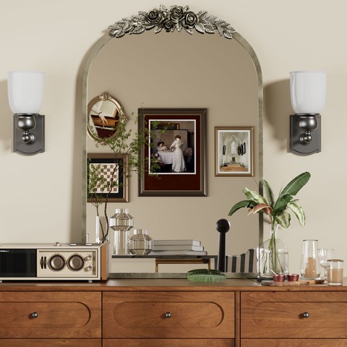 Large antique brass - brass, wall