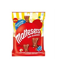 Maltesers Milk Chocolate Popcorn Mini Easter Bunnies 58g x 1 Free Delivery