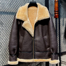 WW2 100% sheepskin B3 Mens RAF