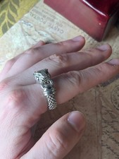 Sterling Silver Panther Ring