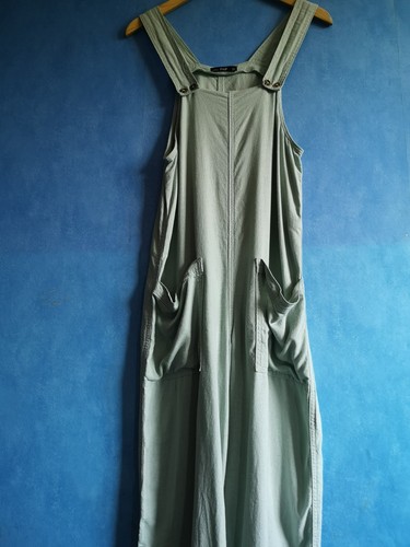 Linen blend light - linen, green