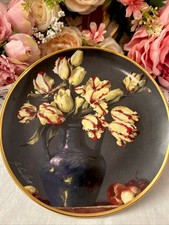 Franklin Mint Parrot Tulips Tulip Collectable Plate By Joe Anna Arnett