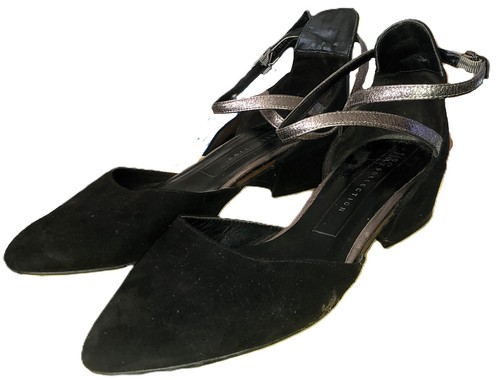 Black suede shoes - m&s,