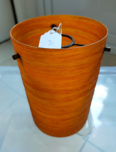 1970s spun fibreglass orange - spun,
