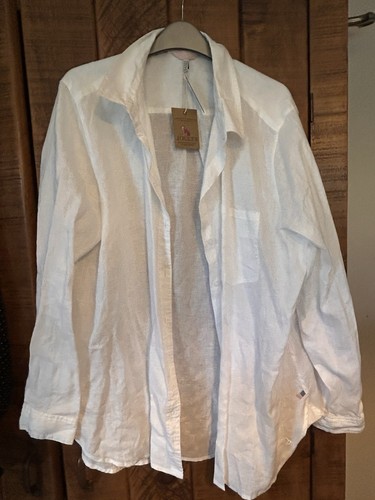 Joules men white linen - joules, men’s
