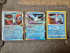 Pokémon TCG Articuno 144/165 + 036/195 + 051/182 Holo Rare Cards - Near Mint 151