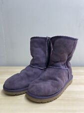 UGG Boots Womens UK 5 EUR 37 5825 Purple Classic Short Suede Boot Ladies (S128)