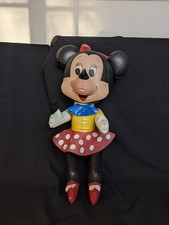 Vintage 21 Inch Blow Up Minnie Mouse Doll Rare