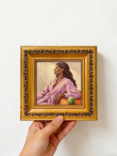 Relaxing lady warm tone - lady, ,warm