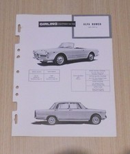 ALFA ROMEO 2000 GIRLING 1958 - Brakes Installation Maintenance Data Guide