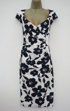 QUIZ WHITE NAVY FLORAL FIX