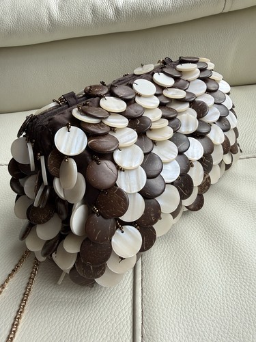 Zara brown white shell - &,