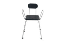 Perching Stool With Armrests &