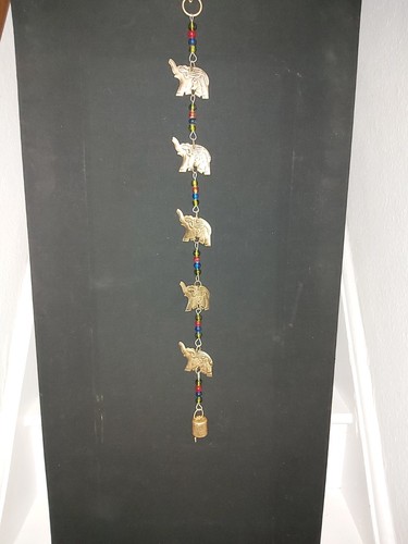 Handmade hanging elephants - hanging,