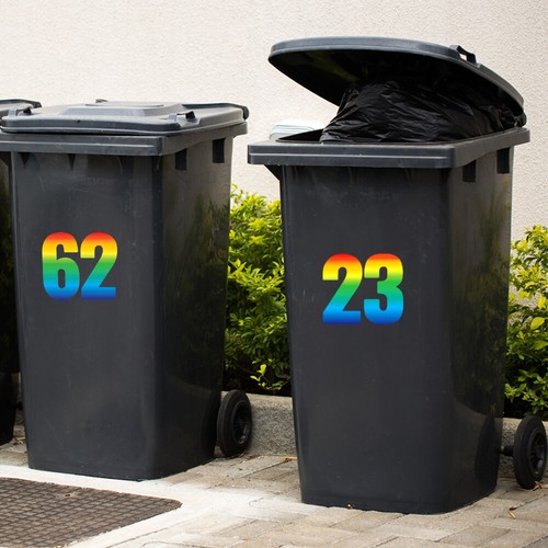 Wheelie bin number - wheelie,