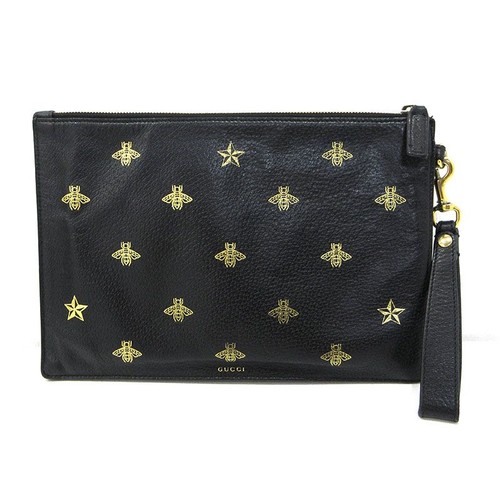 Gucci bee star clutch bag - clutch, auth