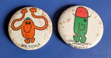 Vintage Mr Men Badges 