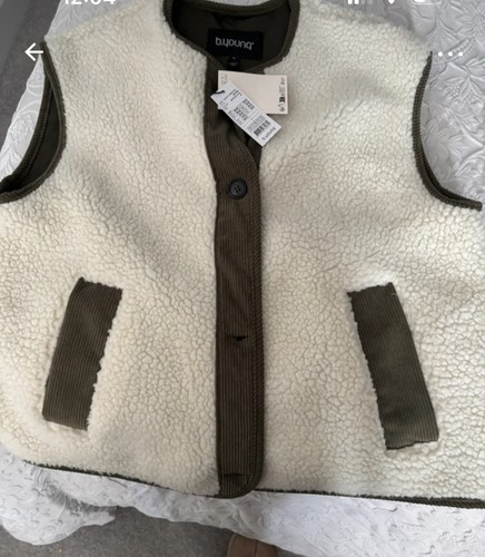 Young faux sheepskin gilet - b.young,