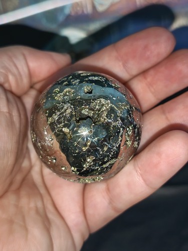 Pyrite crystal druzy 4cm - pyrite,