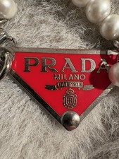 PRADA pearl bracelet upcycled