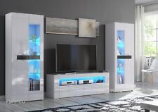 TV Unit White High Gloss &Matt