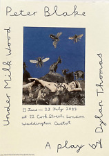 Peter Blake 'Under Milk Wood' poster Waddington Custot 2022