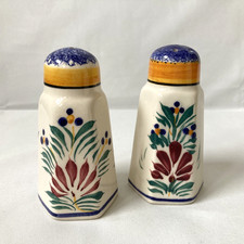 Henriot Quimper Salt & Pepper Shakers | Faience | Vintage Ceramic