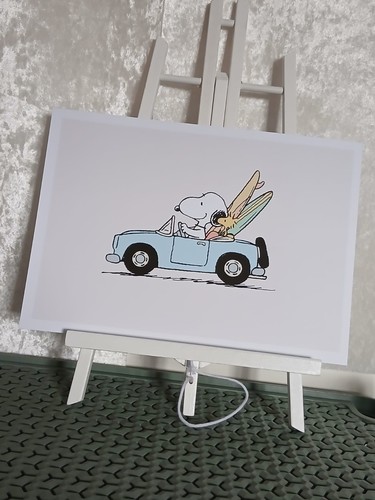 Snoopy art print - art,